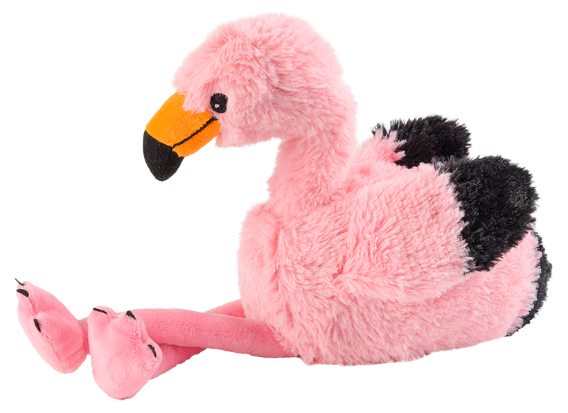 Värmenallen Flamingon Flora (micronalle) säljs på Nalleriet.se
